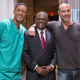 Actor Will Smith, forensic neuropathologist Dr. Bennet Omalu and Concussion director Peter Landesman
Courtesy of Sony Pictures